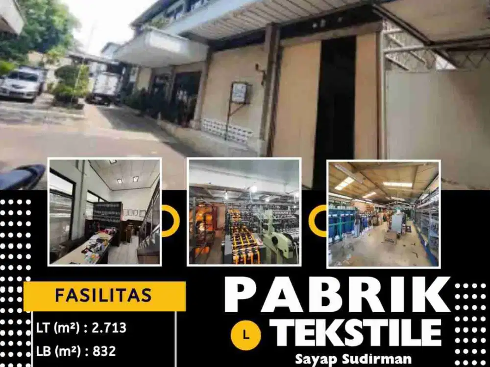 jual pabrik textil melalui lelang