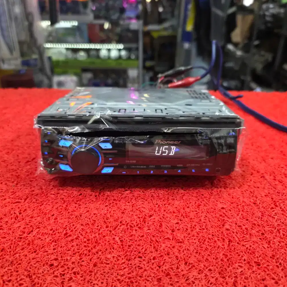 Head Unit Single Din Pioneer DVH-335UB USB sudah dipasang Bluetooth