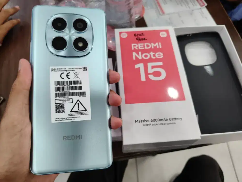 XIAOMI REDMI NOTE 15 8/256 GARANSI RESMI 15BULAN