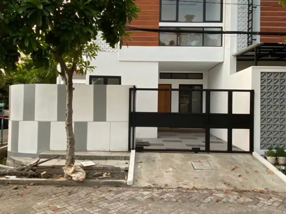 Rumah Gading Pantai daerah Kenjeran, Model Scandinavian, Baru Gress 2Lt