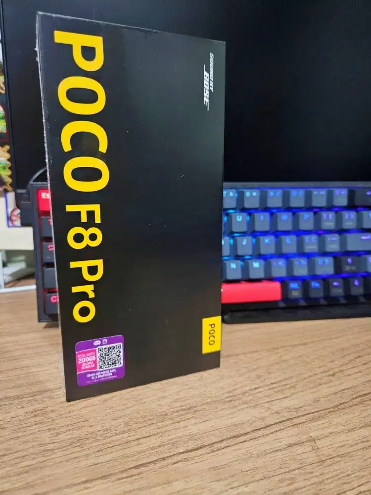 POCO F8 Pro 5G 12/512GB Titanium Silver Baru Segel Garansi Resmi