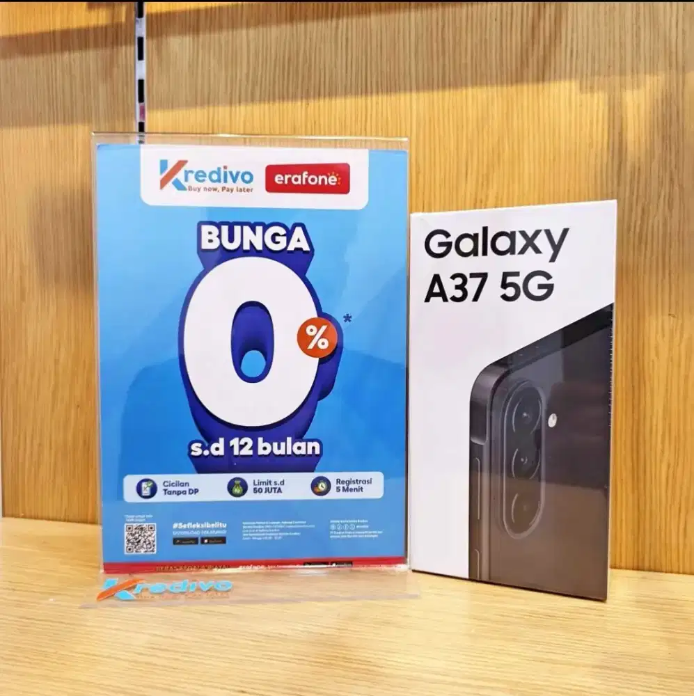 Samsung A37 promo cicilan hanya KTP free DP free Admin & Bunga Kecil