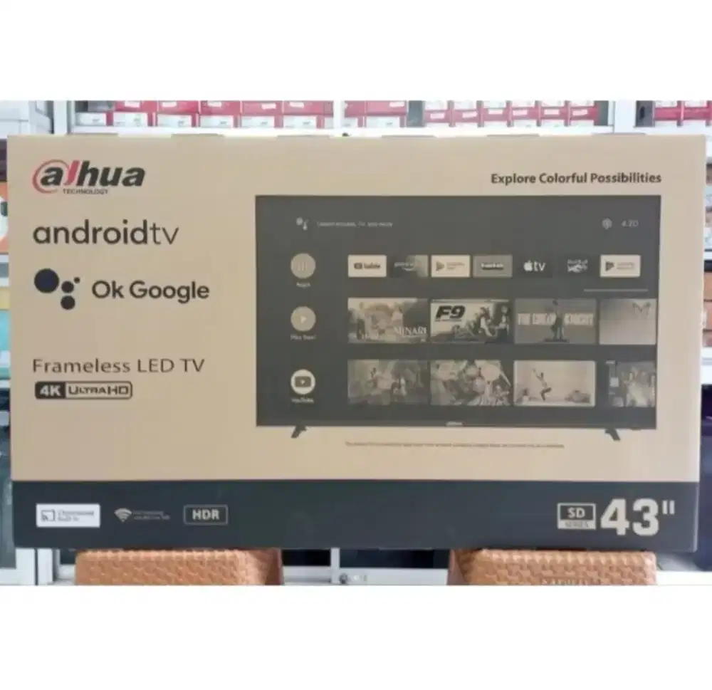 Da Hua Led TV LTV43SD400 Ultra HD 4K Smart Android Digital TV 43inch