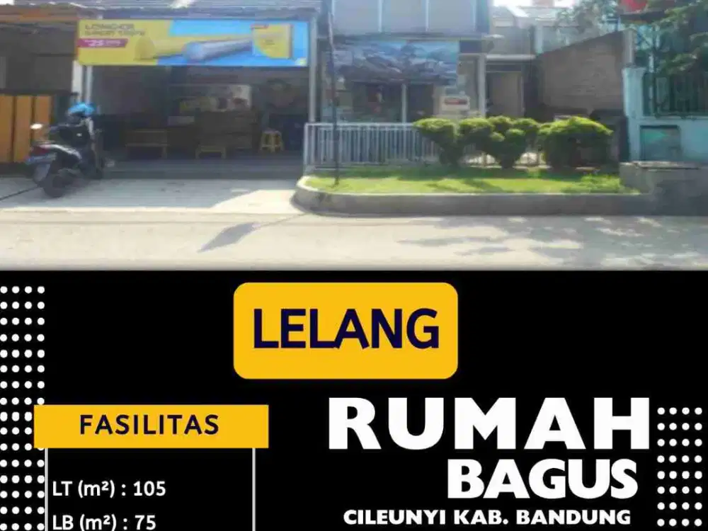 jual lelang rumah bagus
