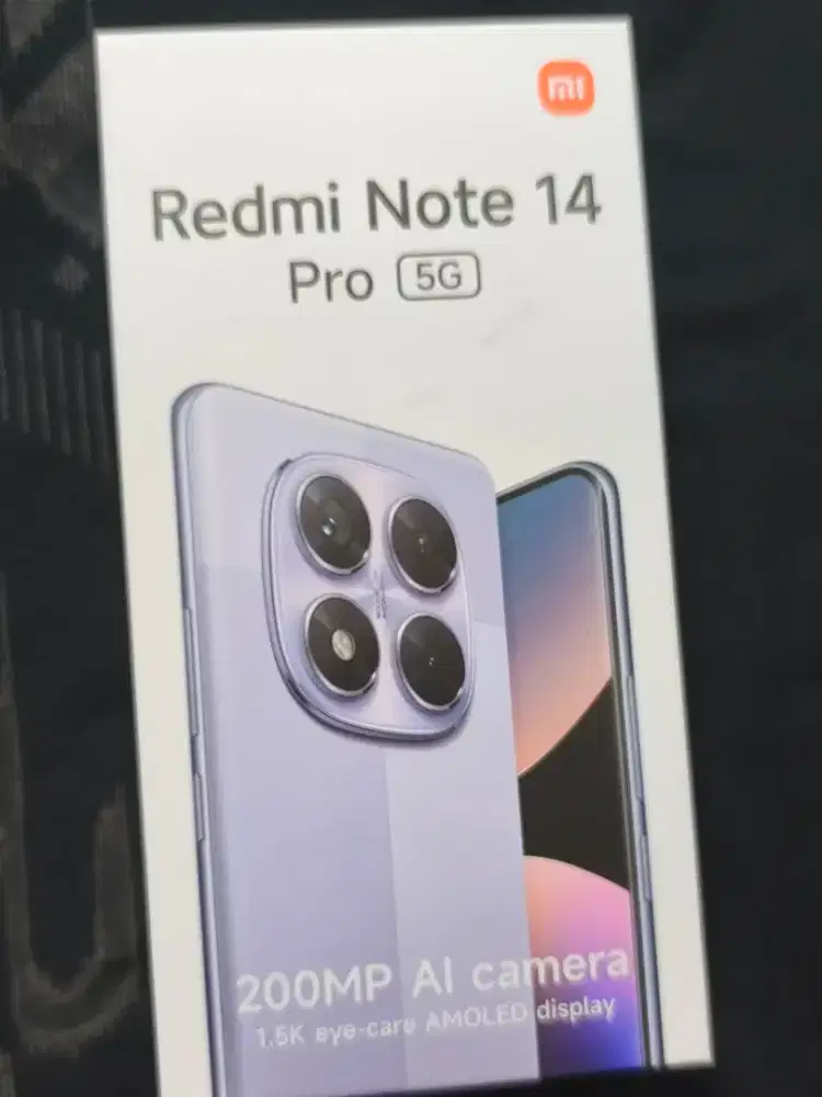 Redmi note 14 pro 5G masih new garansi
