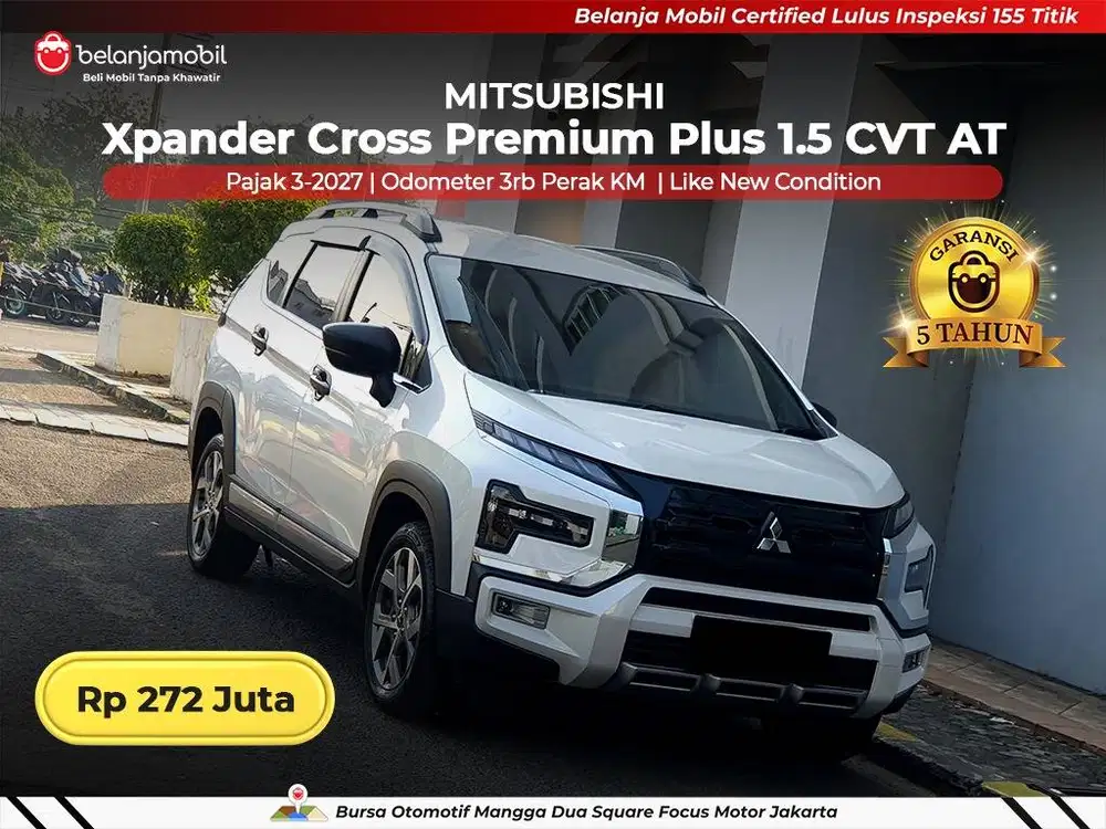 [ LOW KM 3RB ] Mitsubishi Xpander Cross Premium Plus 1.5 AT 2023/2024
