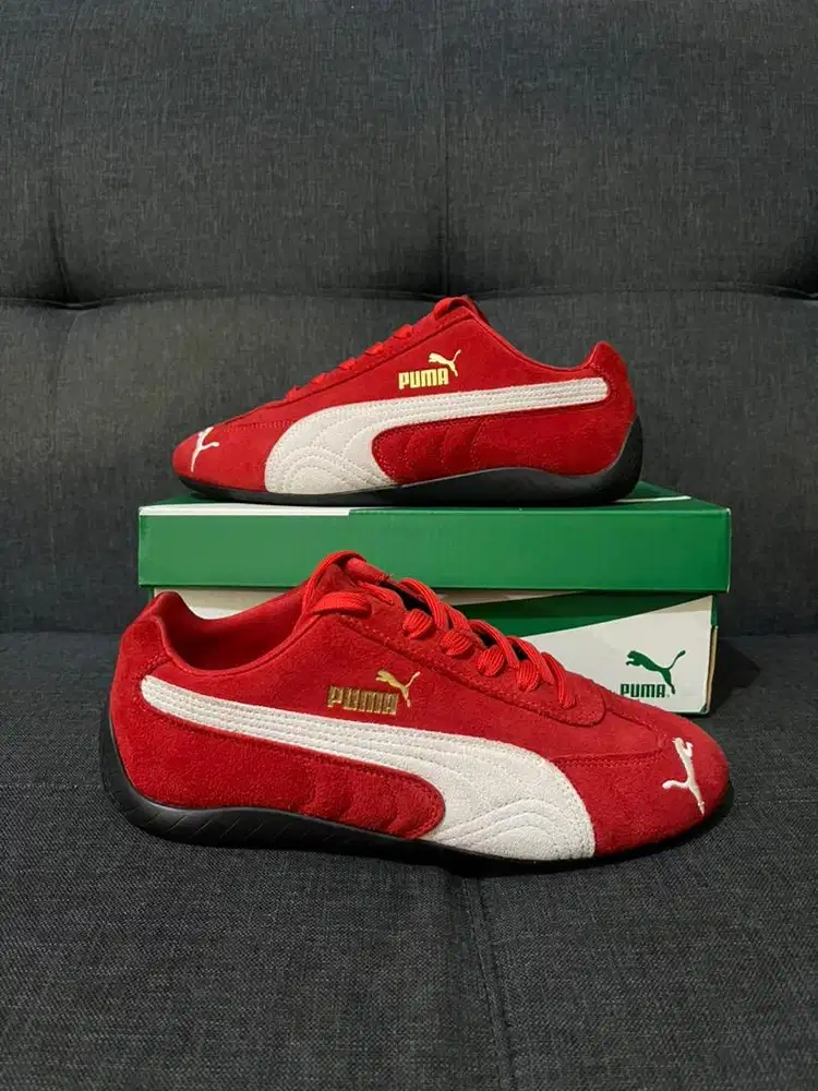 Puma Speedcat OG Red White Size 40 Likenew