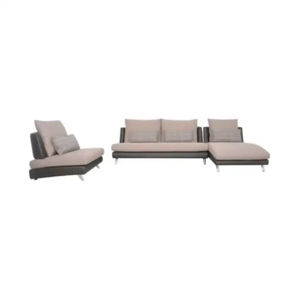Sofa Informa Neo Sabrina Sectional Brown Set
