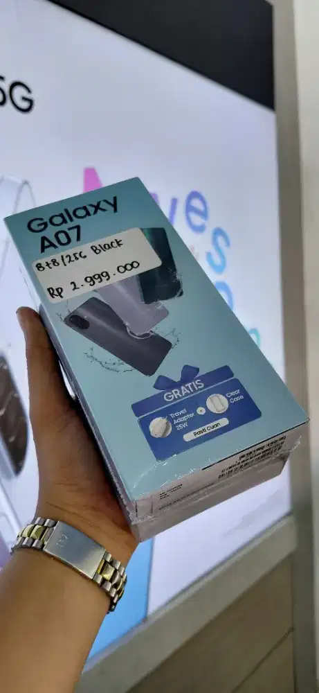 SAMSUNG GALAXY A07 8+8/256 CASH & KREDIT GRATIS CASE ORIGINAL
