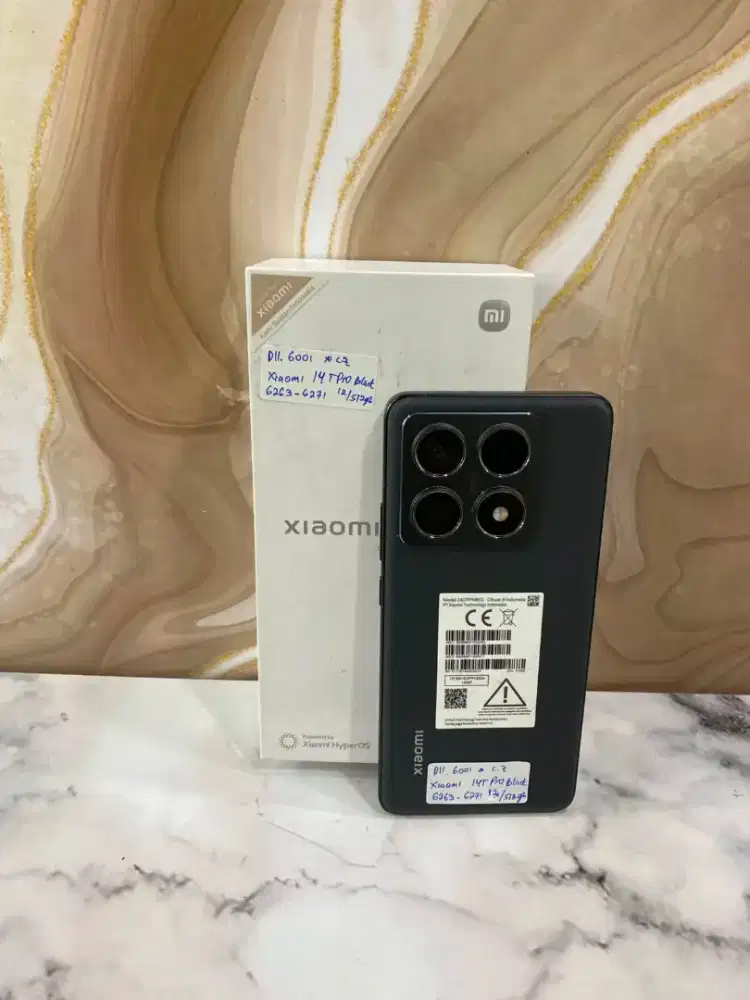 Xiaomi 14T Pro 12/512gb warna black second
