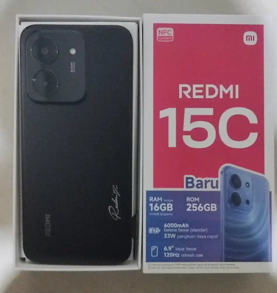 Redmi 15c 8/256 Mulus like new