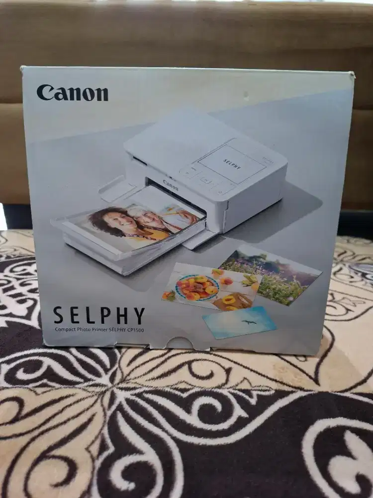 PRINTER FOTO CANON SELPHY CP1500 RESMI ORI (BELUM PERNAH DIPAKAI-NEGO)