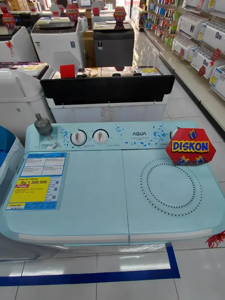 Mesin Cuci Aqua 8kg 390 watt