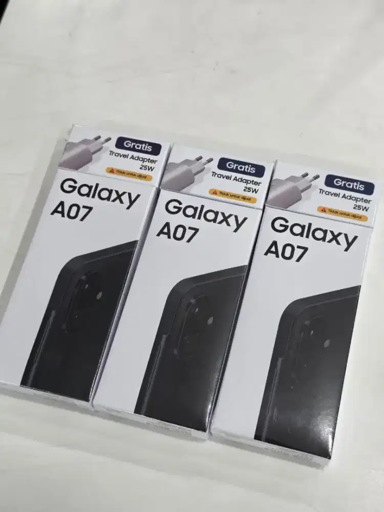 OBRAL SAMSUNG A07 6/128GB BARU FREE ASAPTOR !! BNIB( GROSIR LBH MURAH)