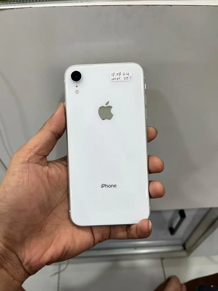 Iphone xr 64gb white second ex inter mulus nominus fullset