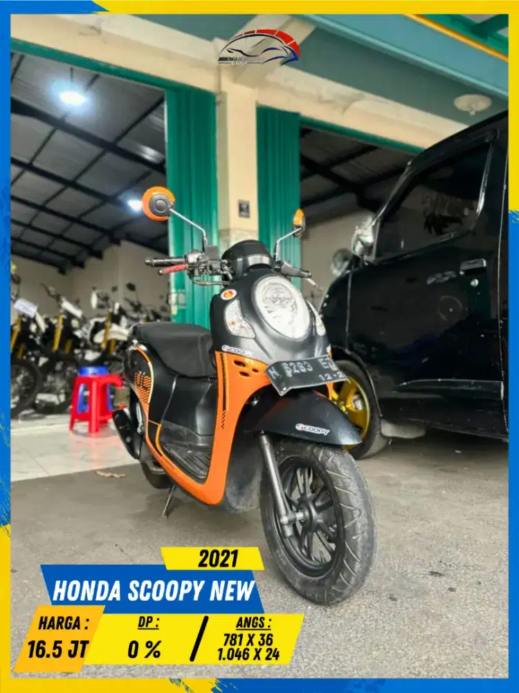 HONDA SCOOPY NEW 2021 GERCEP MASZEHH HIKMAH MOTOR KEPUH MALANG