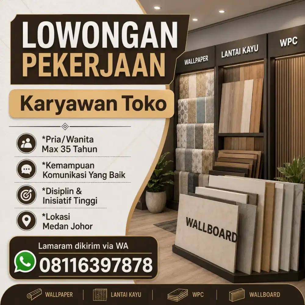 Lowongan Pekerjaan Karyawan Toko