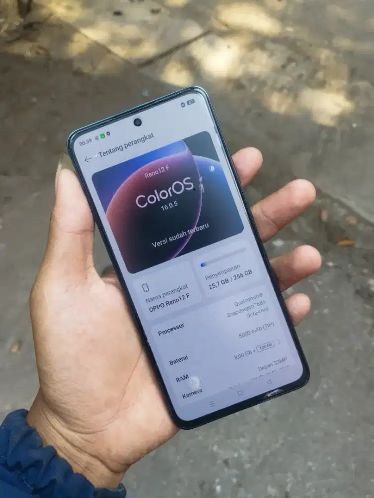 FULLSETT OPPO RENO 12F 8+8/256 SUPER MULUSSS