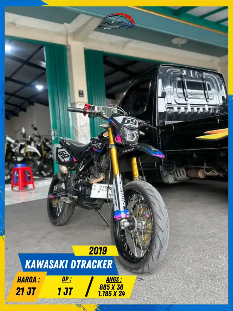 KAWASAKI DTRACKER 2019 PLAT S MURMER BOSSKU HIKMAH MOTOR KEPUH MALANG