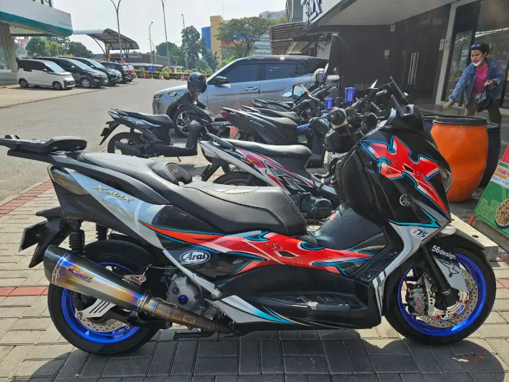 X MAX 2020 hitam Mesin 344 by ATC jarang pakai