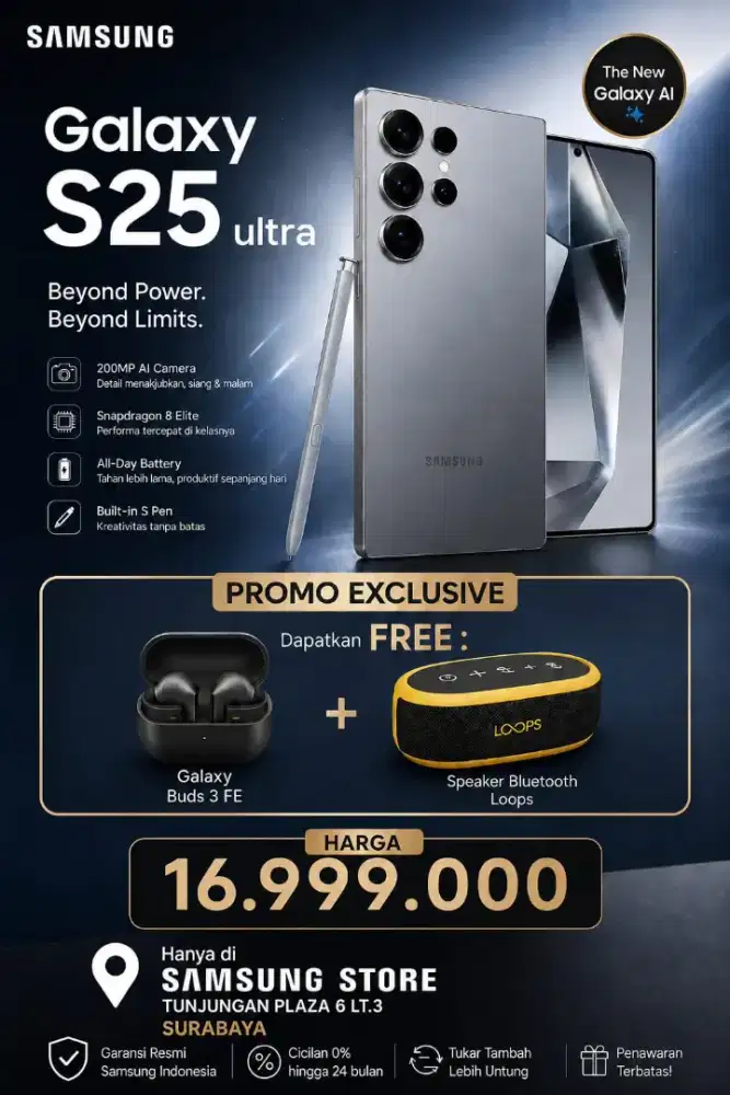 Samsung Galaxy S25 Ultra Promo Cashback