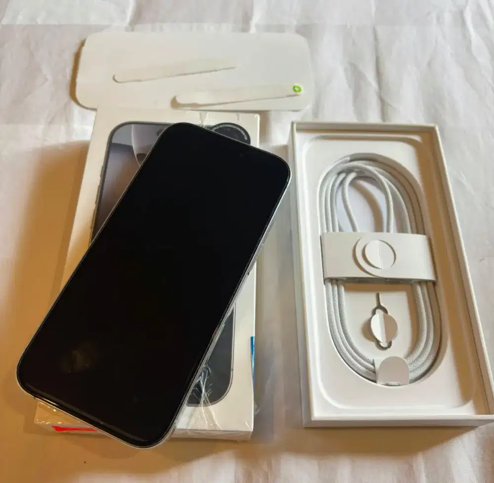 IPHONE 16 PRO 128 WHITE GARANSI