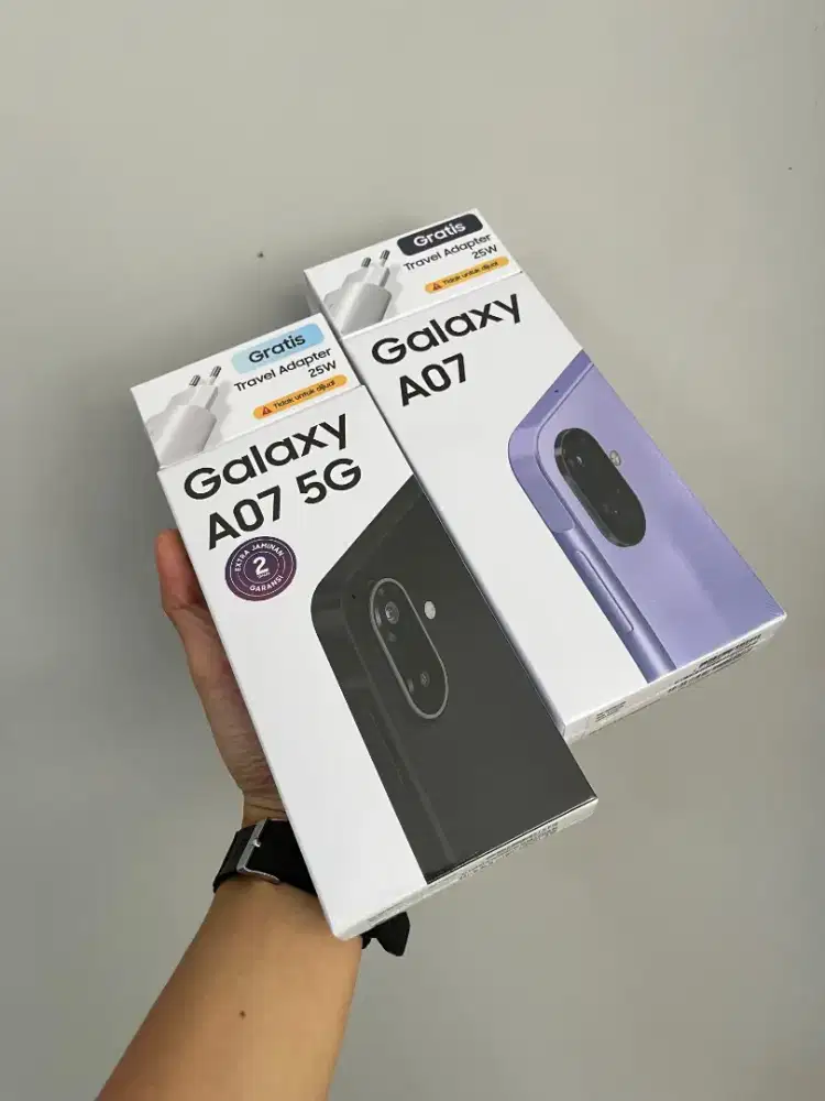 Samsung A07 5G 6/128 GB New Segel Garansi Resmi SEIN 12 Bulan Norepack
