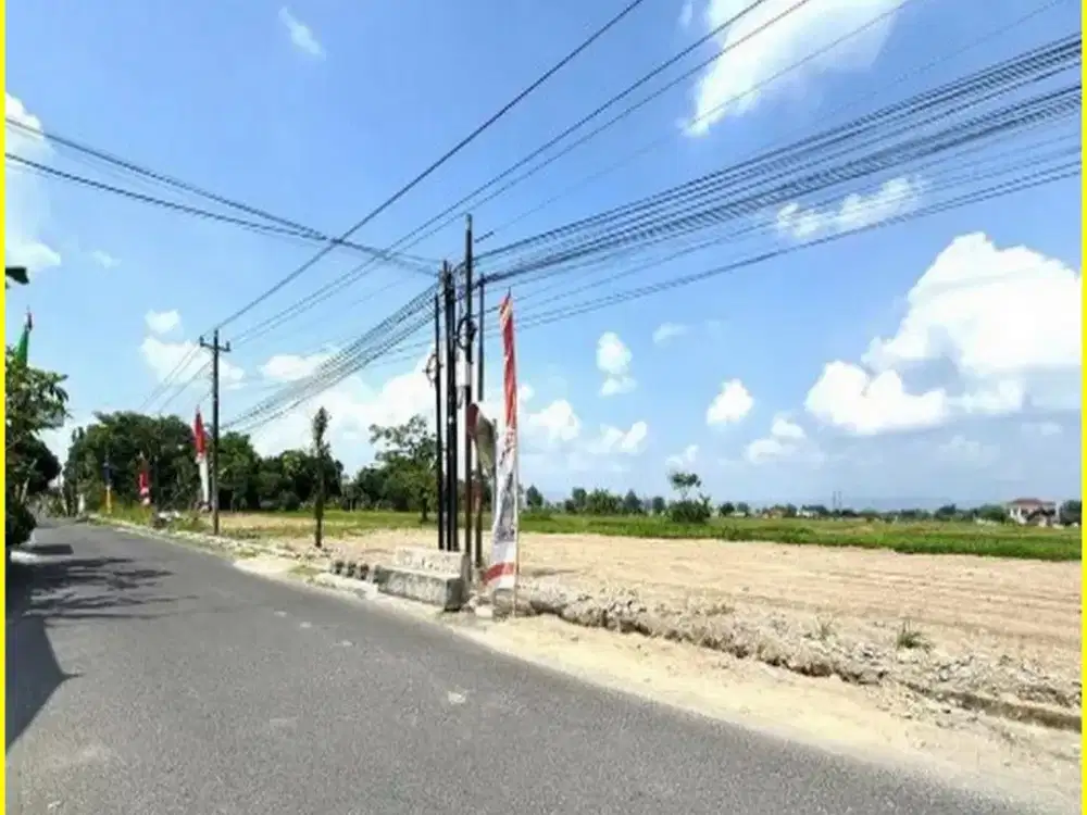 Dekat Jogja Bay Tanah Jogja di Jl. Raya Sambiroto