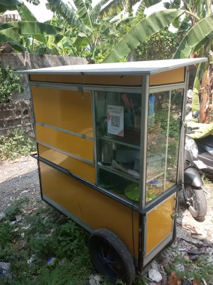 grobak usaha jualan
