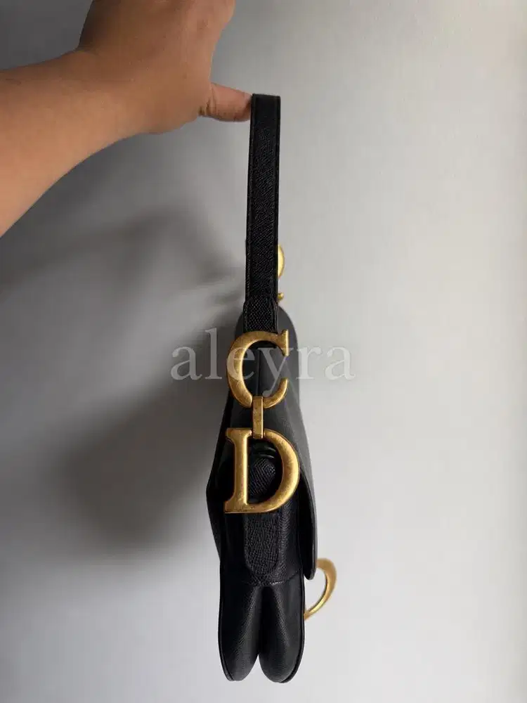 Tas Dior Saddle Medium (Black)