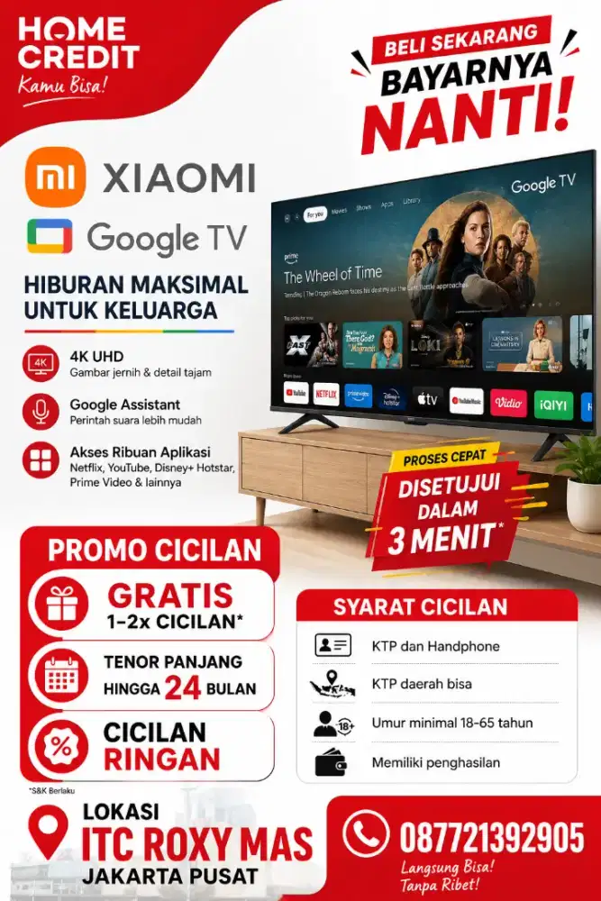 Promo cicilan Xiaomi TV