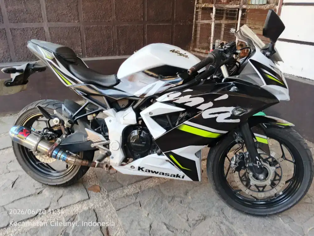 Ninja 250 fi ABS PJK on km 17rb