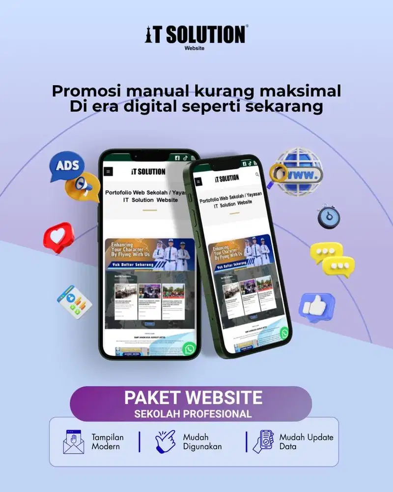 Pembuatan Website Sekolah Profesional dan Modern