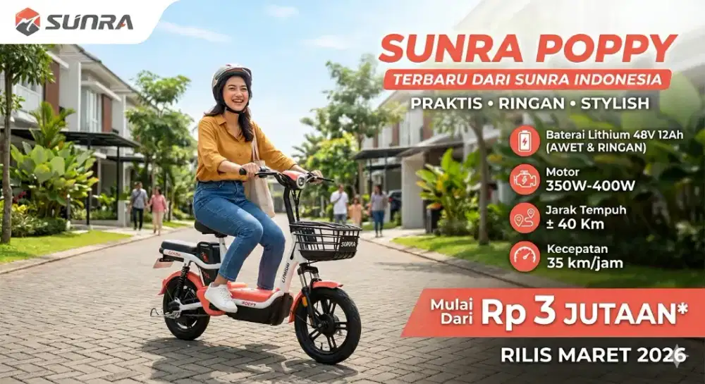 Sunra poppy neww 3jt an aja