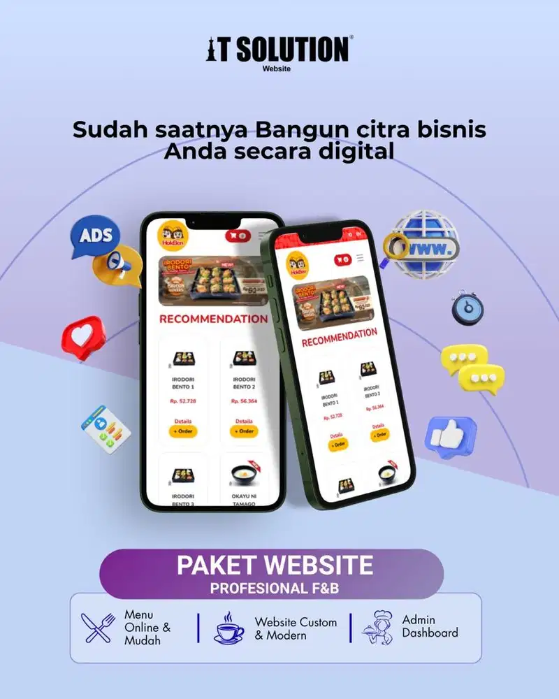 Pembuatan Website Bisnis Kuliner dan UMKM Profesional