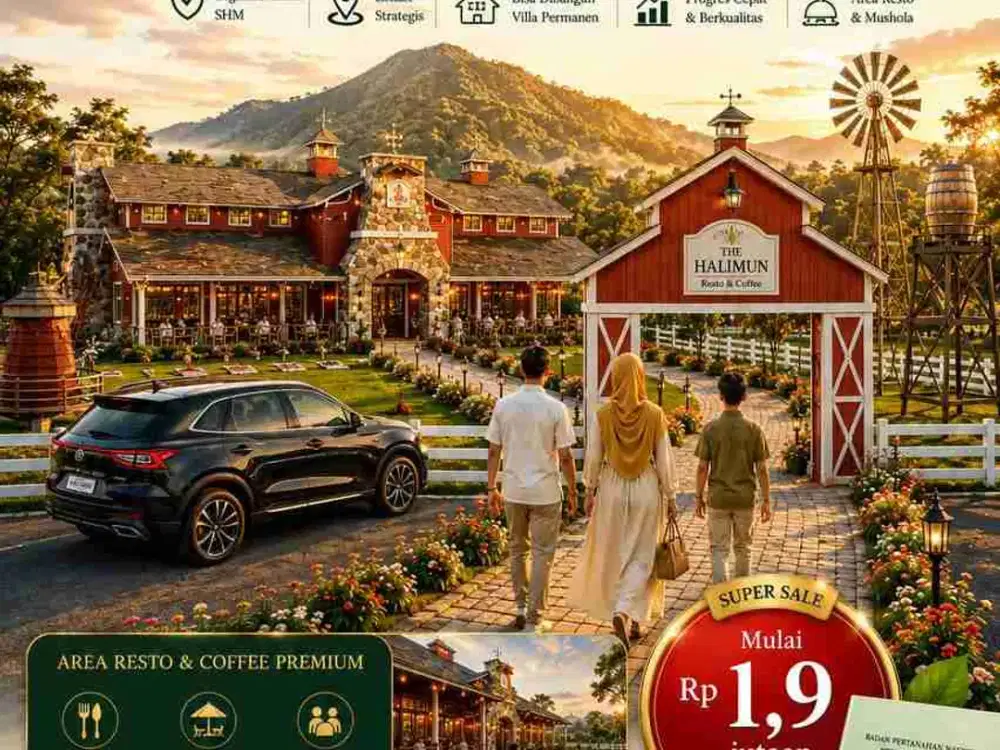 JUAL TANAH KAVLING STRATEGIS  NUANSA EROPA BOGOR SELATAN