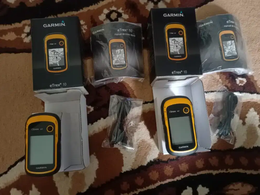 Gps Garmin eTrex 10 Kondisi Second Komplit Fullset Original Murah