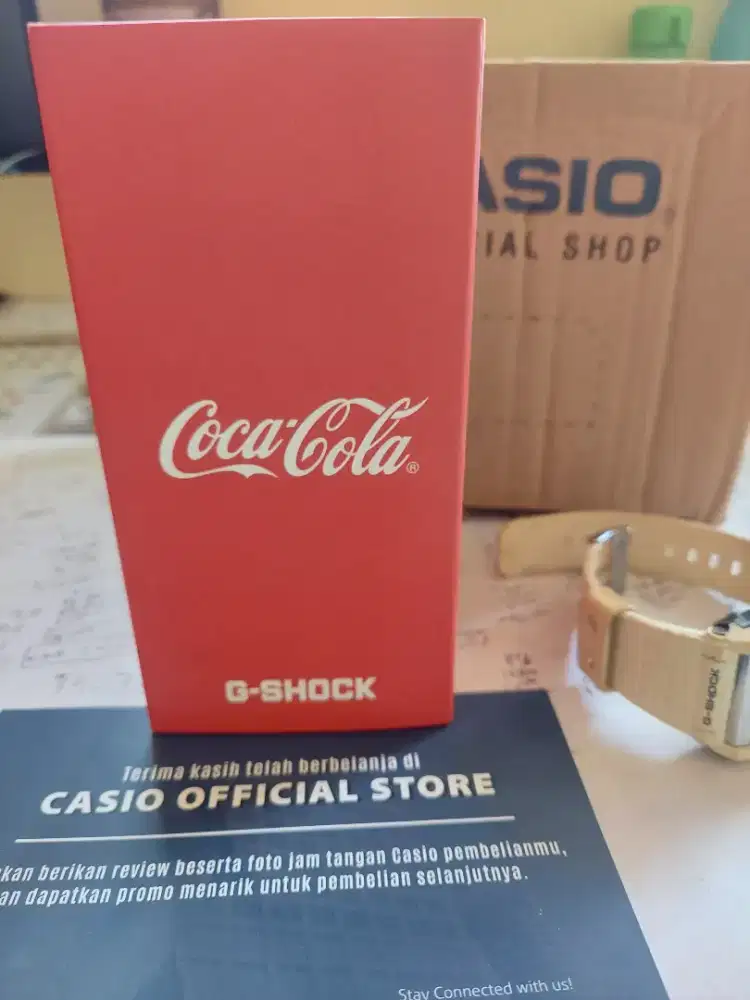Gshock jam tangan casio g-shock x coca-cola