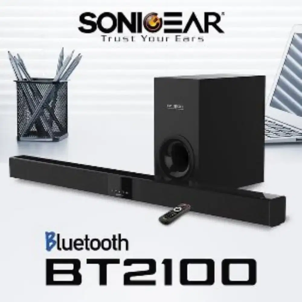 Speaker Soundbar Bluetooth + Subwoofer Sonicgear BT2100