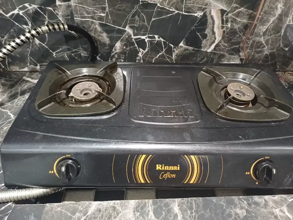 KOMPOR GAS RINNAI TEFLON 2 TUNGKU
