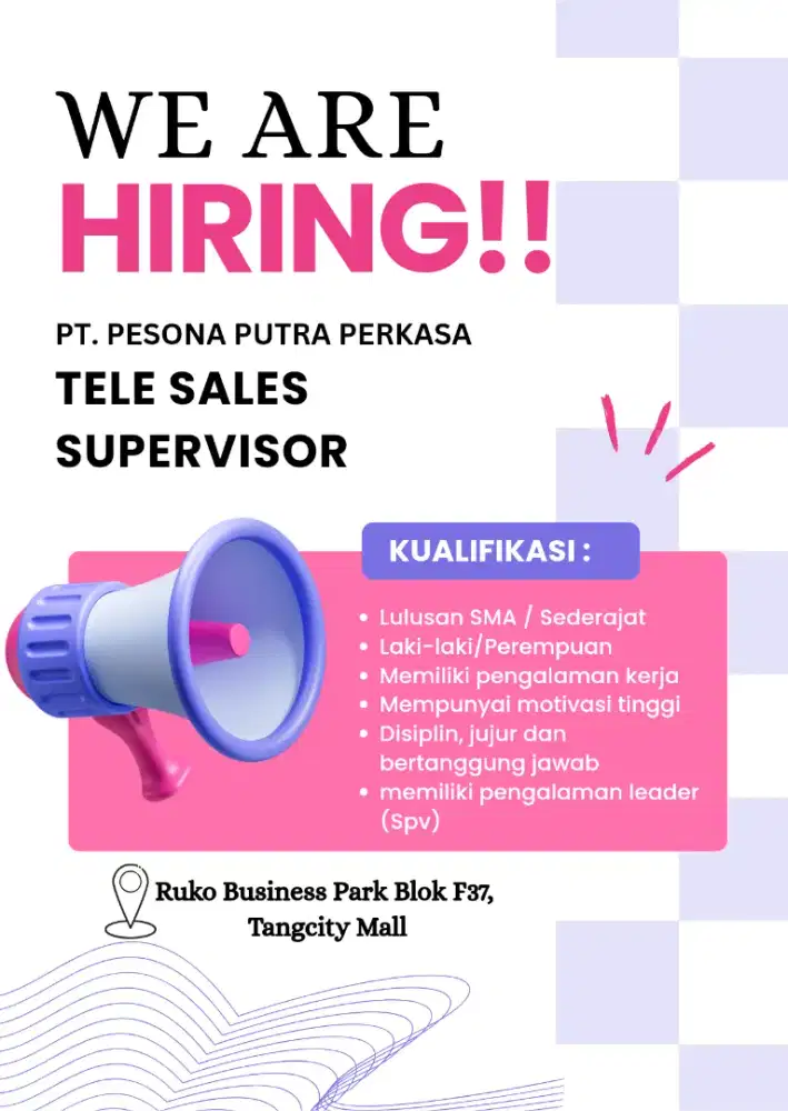 LOWONGAN KERJA TANGERANG
