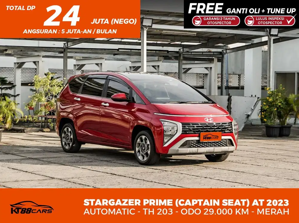 Dp 24jt Bergaransi, HYUNDAI STARGAZER PRIME AT  2023