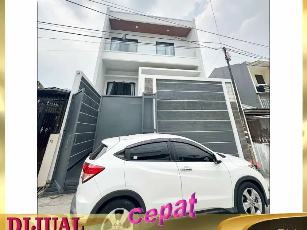 Dijual murah rumah 3.5 lantai di bojong indah cengkareng jakarta barat