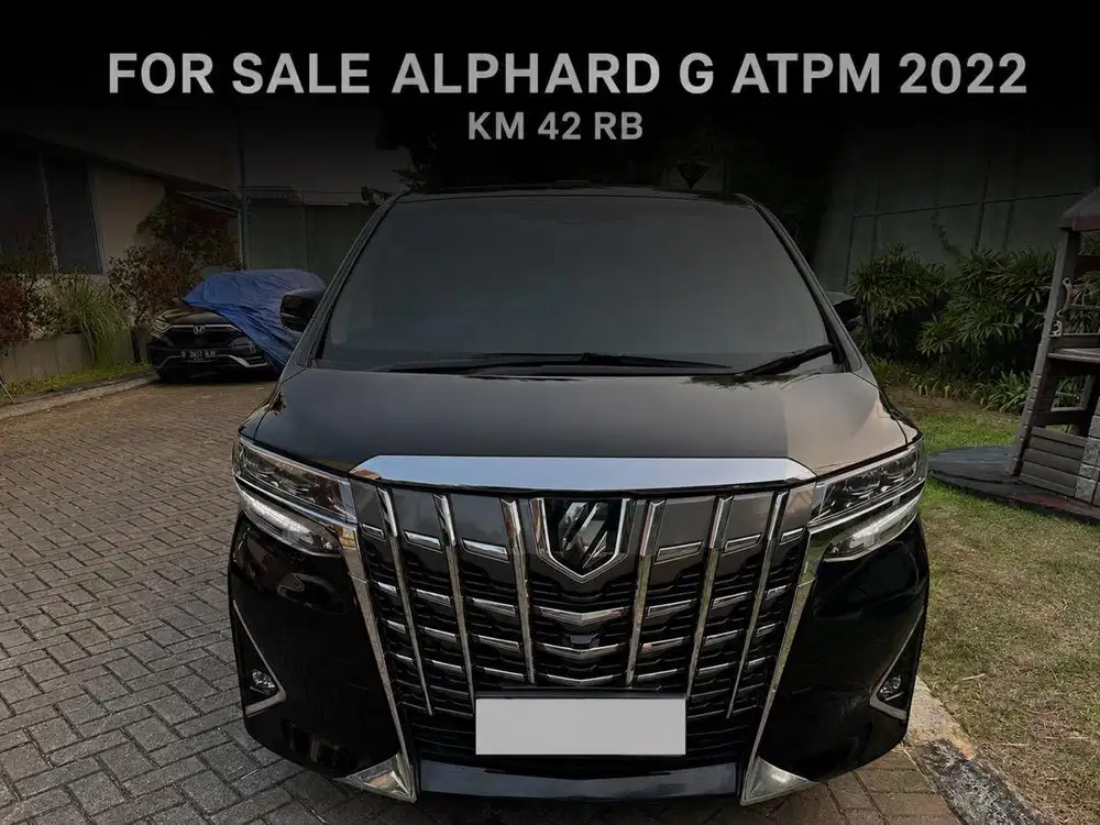 For ssle alphard g atpm 2022 km antik