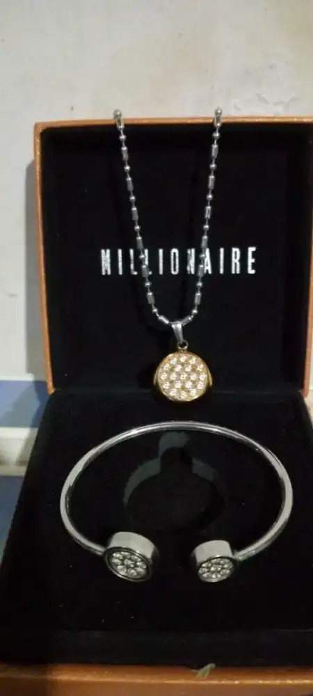 Kalung MCI Pendant LSW 2 Rose Gold dan gelang