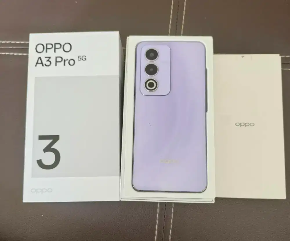 Oppo a3 pro 5g Ram 8/256gb no minus fullset