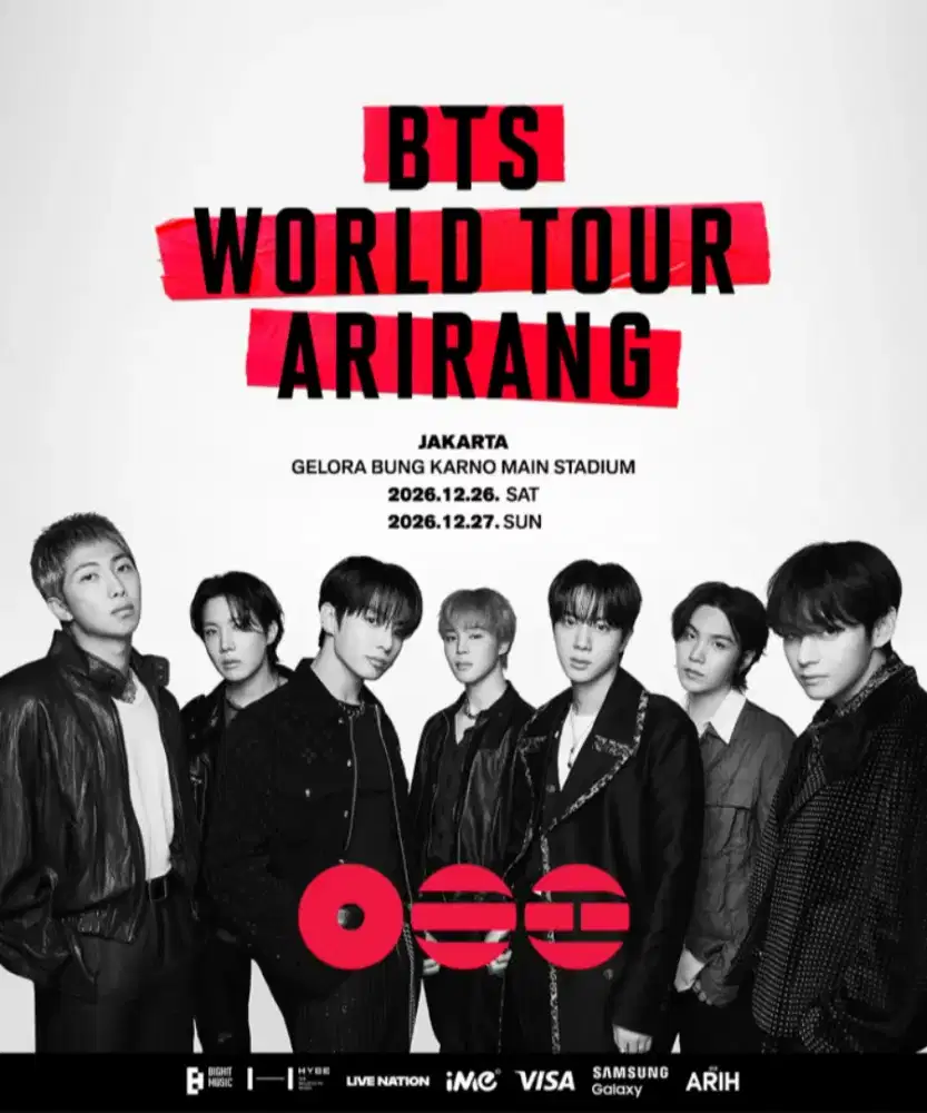Tiket BTS Cat 1 dan 3