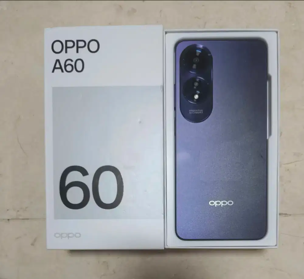 Oppo a60 ram 8/128gb no minus fullset