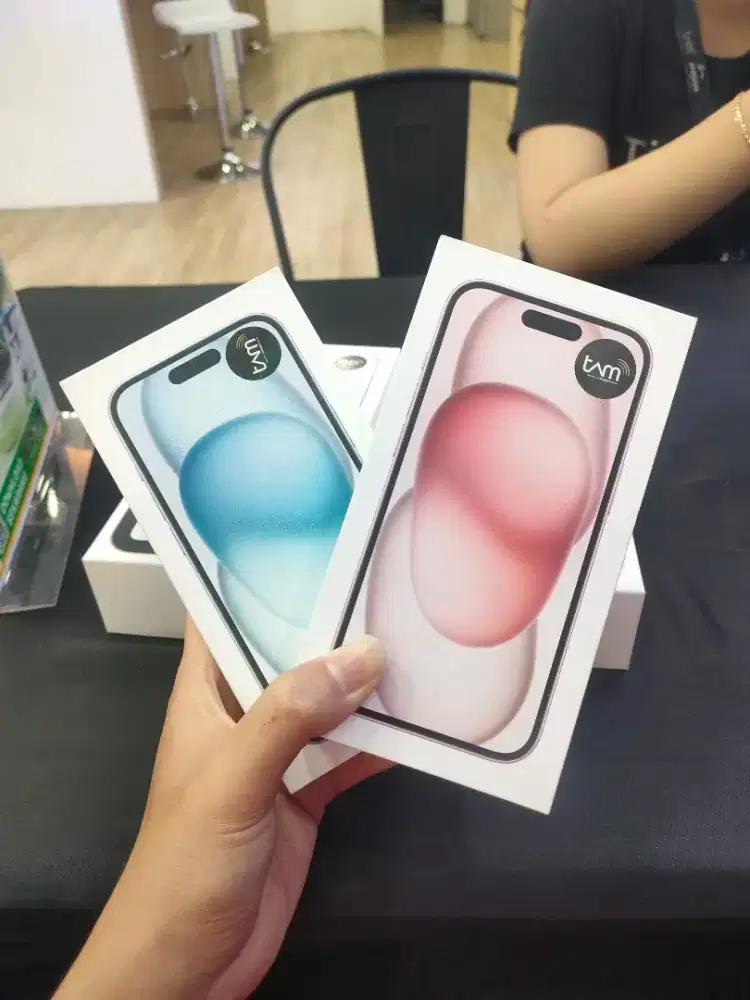 Ready IPhone 15 128 New IBox Cicilan Mulai 0% Tenor hingga 24 bulan