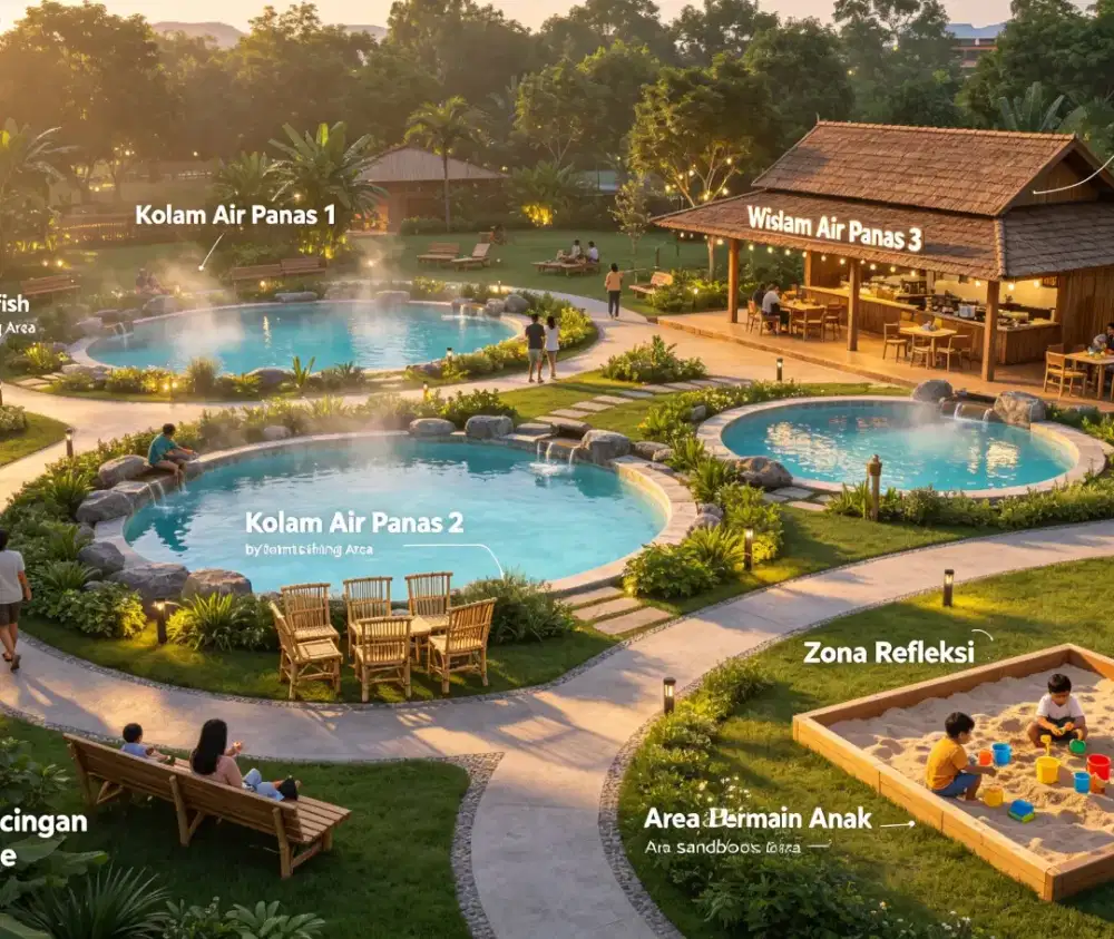 Mencari Mitra Usaha Wisata Alam Kolam Air Panas Skala Besar